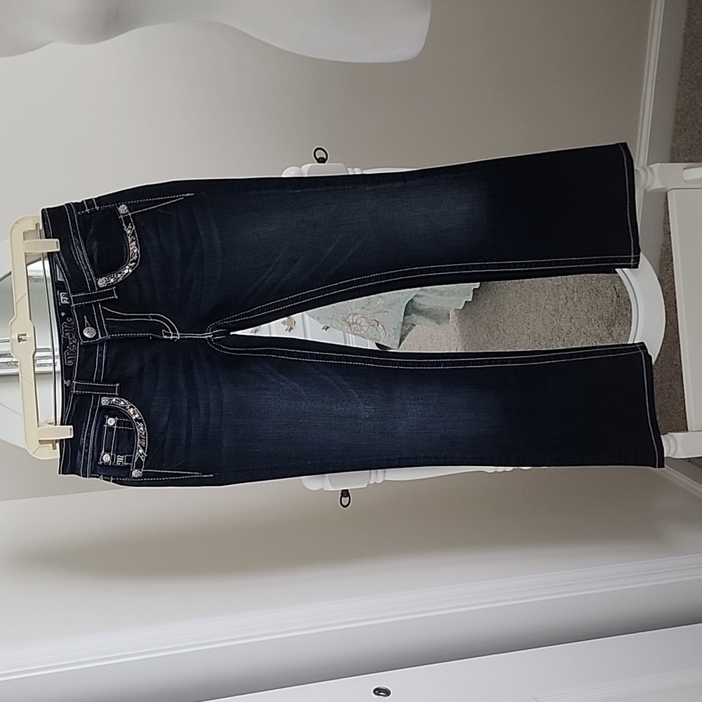 MissMe Designer jeans size 28 boot cut  30 inseam